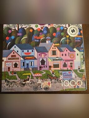 Buffalo Silver Select Confection Street 1000 Piece Puzzle With Poster